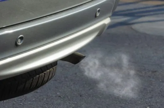 car exhaust smoke